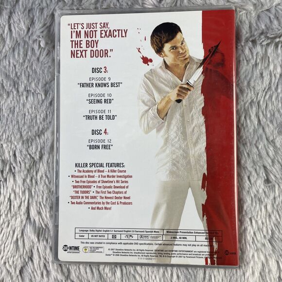 Dexter The First Season (DVD, 2006) Complete Season 4-Disc Set Michael C. Hall - Picture 10 of 16